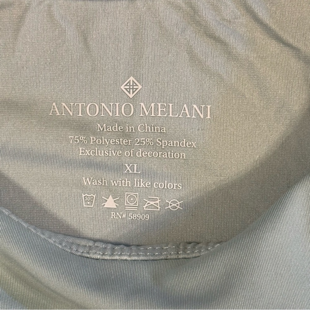 ANTONIO MELANI Blue Sports Bra Womens Size XL - Picture 3 of 5